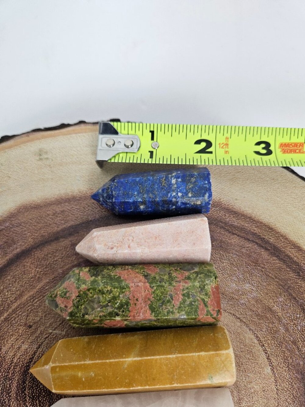 Bundle of 9 Assorted Crystal Stone Obelisk Point Tower Set - Picture 6 of 6